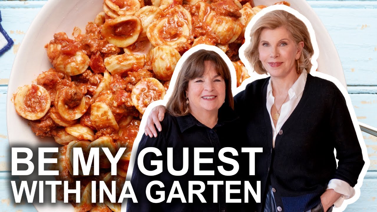 Ina Garten and Christine Baranski Make Weeknight Bolognese | Be My Guest | Food Network
