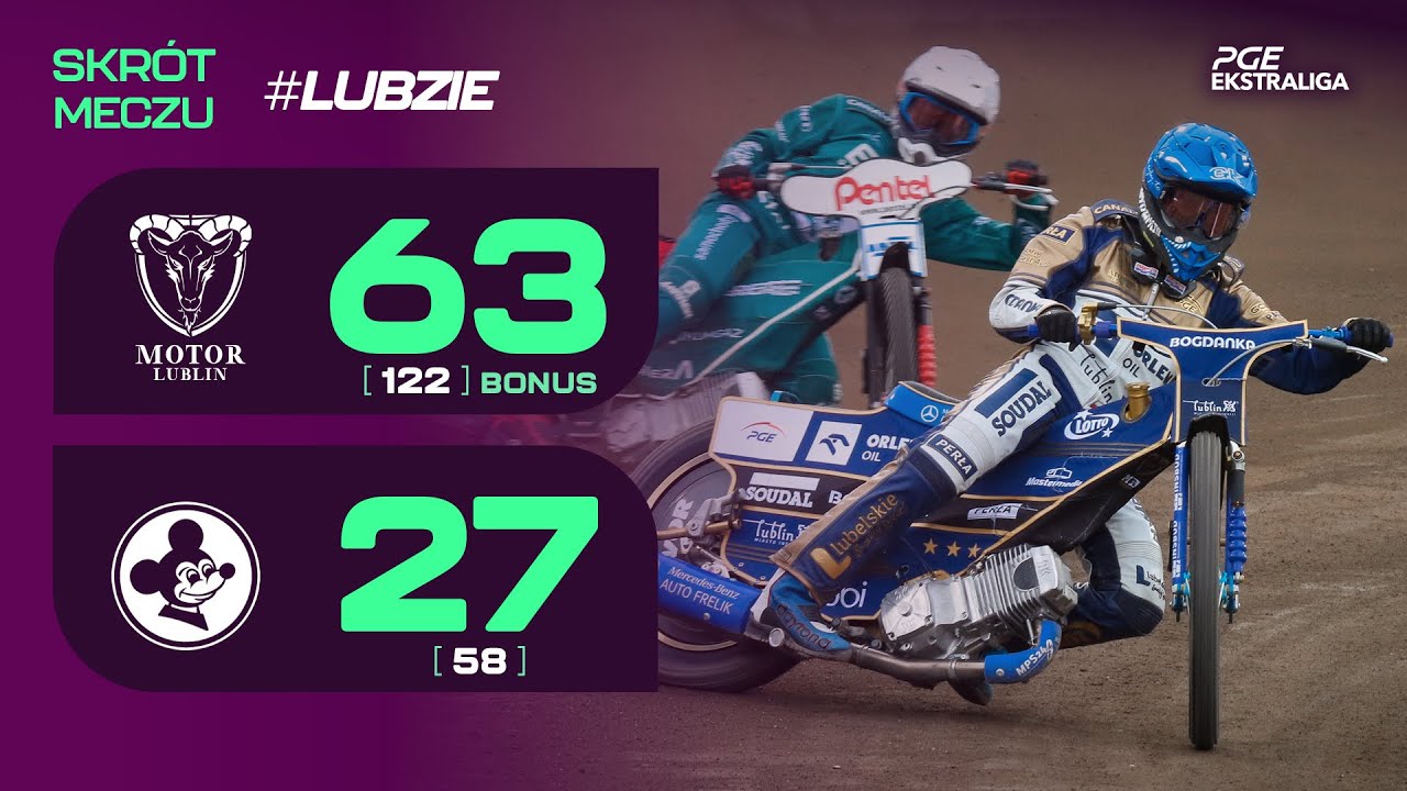 Speedway. Żużel. Mecz: Zielonog&oacute;rzanie staranowani przez Koziołki (skr&oacute;t #LUBZIE 63:27 08.08.2025)