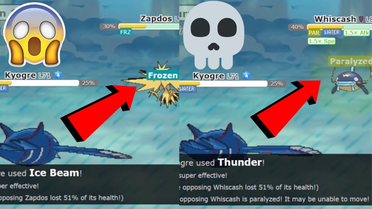 CHOICE SCARF KYOGRE COMES IN CLUTCH TWICE!!! (Pokémon Showdown Random Battles) (High Ladder)