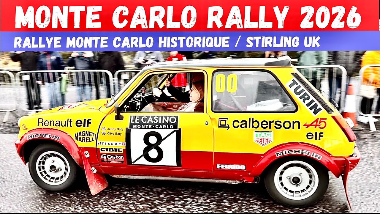 Monte Carlo Classic Rally 2026 | Stirling Castle Esplanade