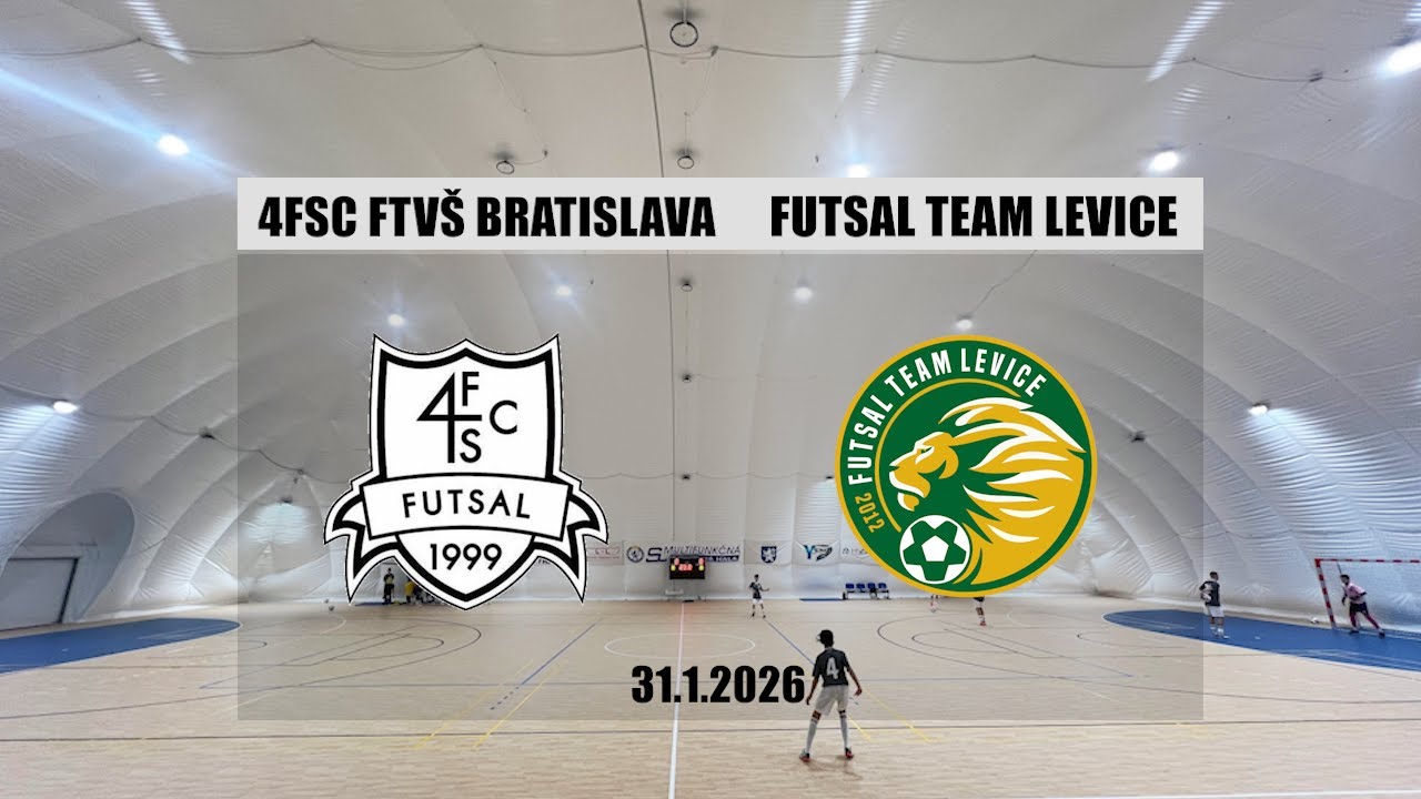 4FSC FTVŠ UK Prírodovedec Bratislava - Futsal Team Levice (4:1)