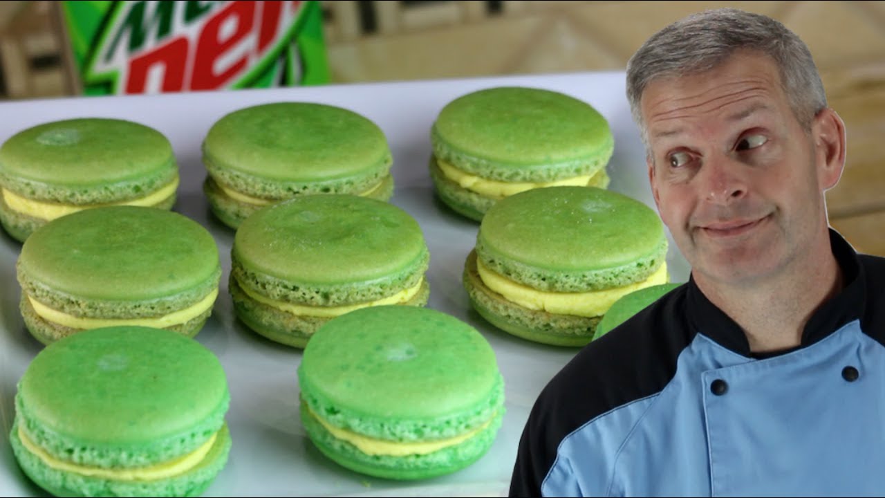 Mountain Dew Macarons | How to Make Mtn Dew Macarons