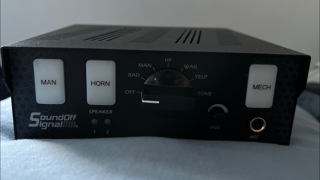 *NEW* Sound Off Signal FR100 Series Siren Demo