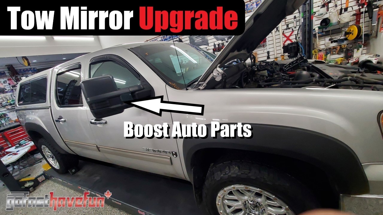 Зеркало заднего вида GMT900 Boost Auto Parts для буксировки прицепа (модернизация) для грузовиков...