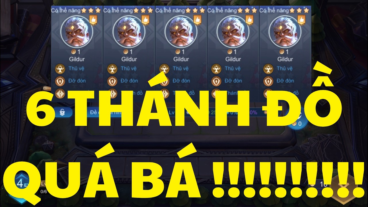 QUẢ COMBO ĐỘI HÌNH MỚI THÁNH ĐỒ THỦ VỆ SIÊU IMBA !!! | CỜ LIÊN QUÂN SIZ