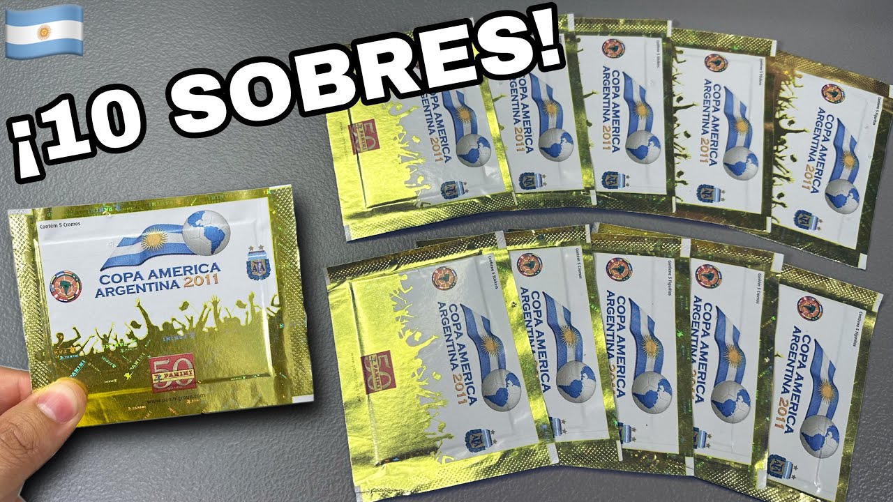 *ABRIMOS 10 SOBRES* DE LA COPA AMÉRICA 2011