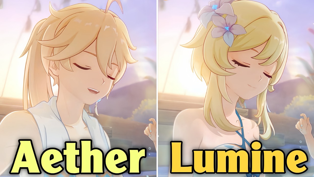 Aether & Lumine Differences You Never Noticed !