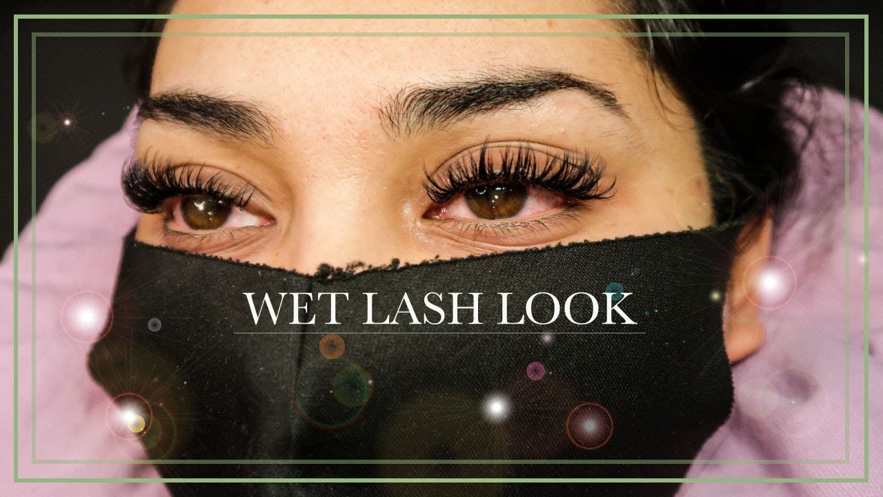 HOW TO ACHIEVE WET LASH LOOK: spikes, lash diameter, Style and more