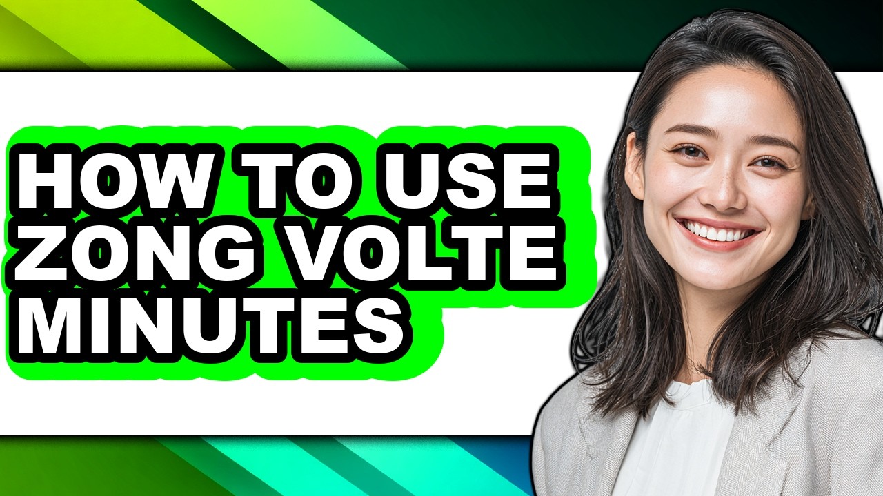 How to Use Zong Volte Minutes (only Way)