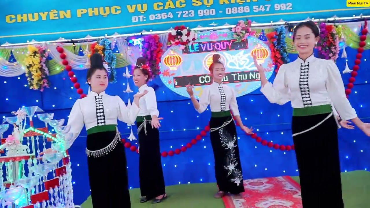 Vũ điệu lăm tơi remix - LVQ Thu Nga - Hà Hồng, bản Nhụng Dưới - Phiêng Cằm - Sơn La