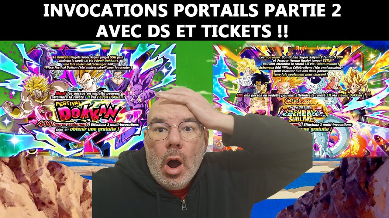 Invocations 10 ans Partie 2 avec DS et Tickets : VOILA ! ÇA DROP SALE EN 450 DS !!! [Dokkan Battle]