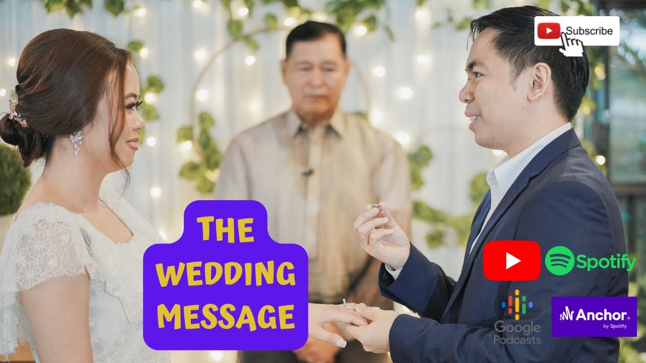 THE WEDDING MESSAGE Officiated by Pastor Gammy Alba | Mark Edrada | Jessa Sim-Edrada