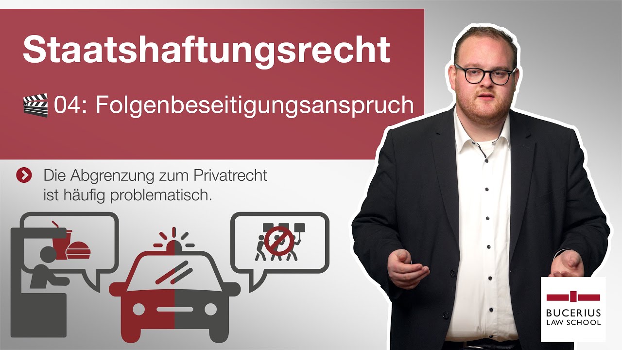 Folgenbeseitigungsanspruch | 🎬 04 | Staatshaftungsrecht