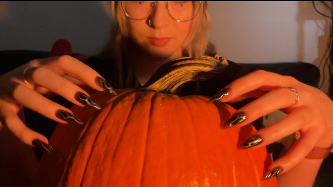 ASMR Pumpkin Tapping, Glasses and Teeth Tapping, Flower Crunching | Making and Breaking a Pattern