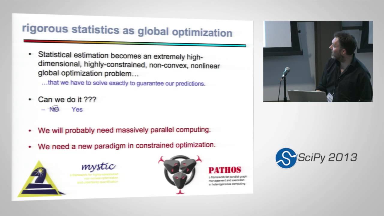 Mystic: a framework for predictive science; SciPy 2013 Presentation