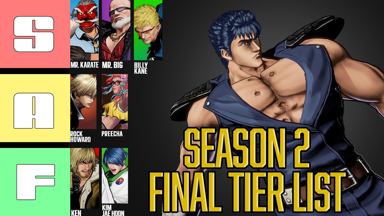 FINAL SEASON 2 TIER LIST FATAL FURY CITY OF THE WOLVES