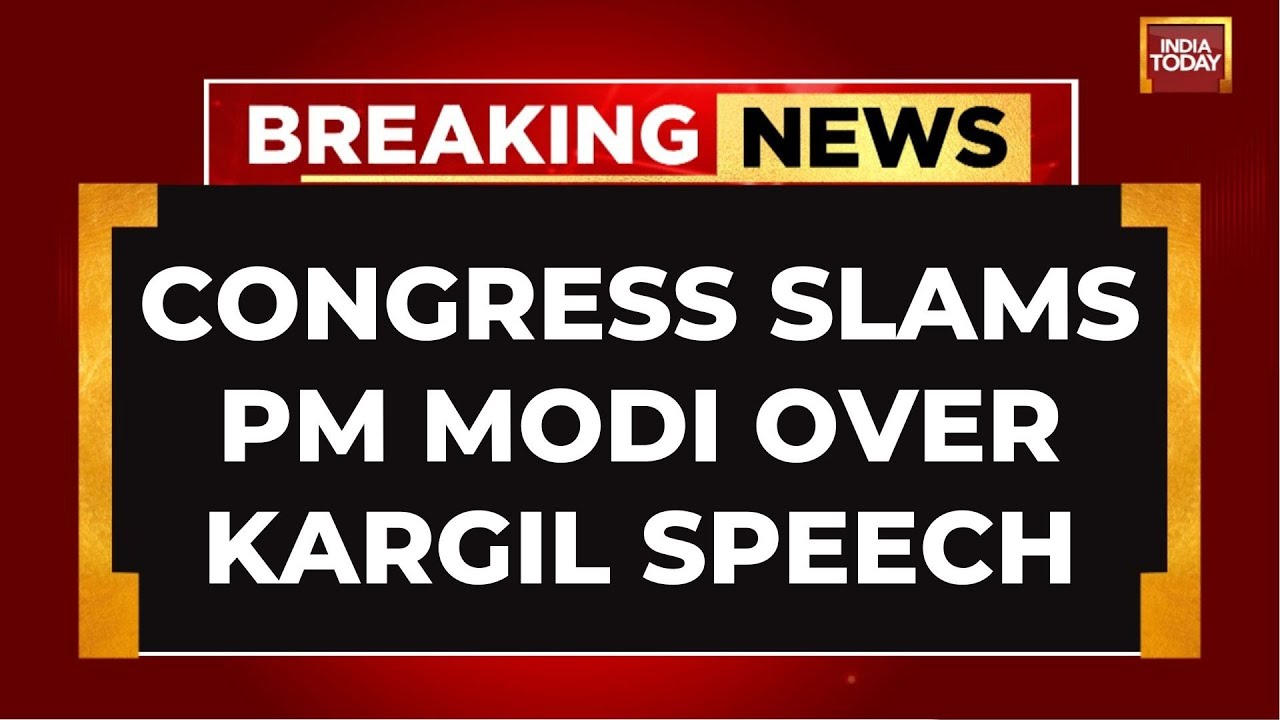 PM Is Spreading Lies: Congress Hits Out At Modi Over Kargil Speech Dig On Agnipath | India Today