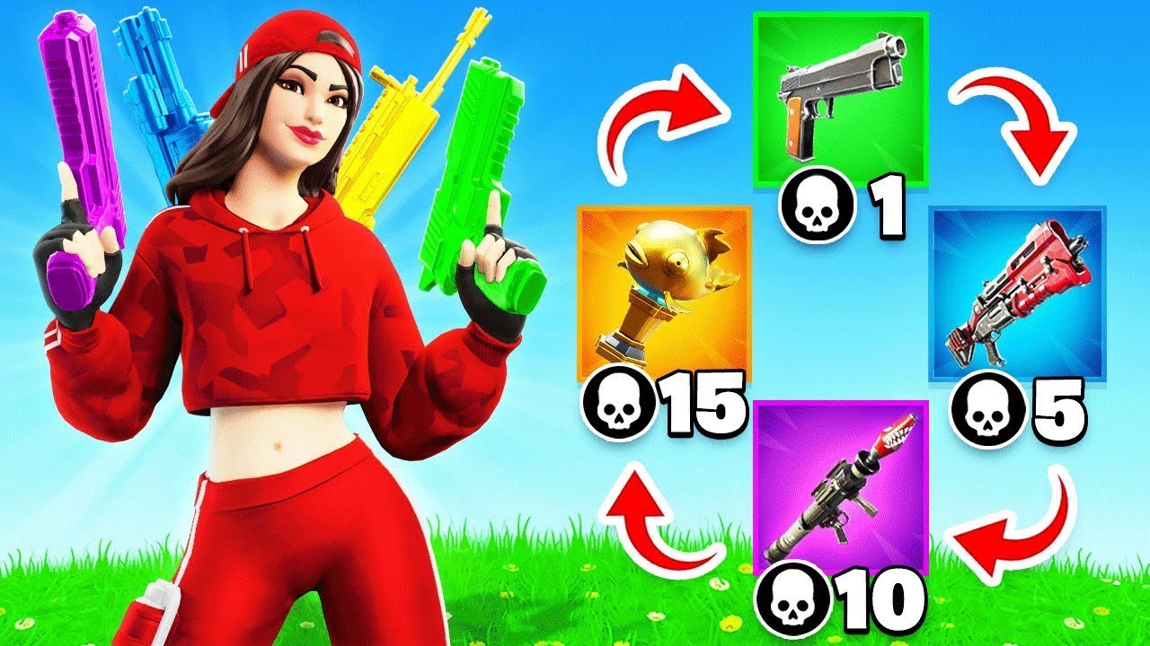 NO SCOPE One SHOT Gungame Modus in Fortnite
