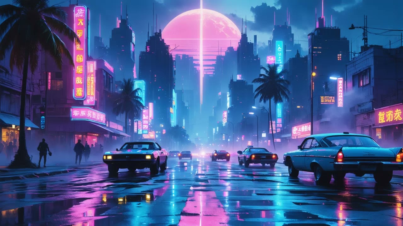 Midnight Drive 🚗 | 1 Hour of Chill 80s Synthwave
