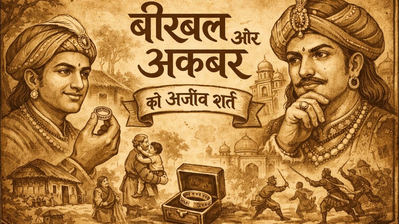 बीरबल और अकबर की अजीब शर्त | hindi stories |moral stories | hindi kahaniyan 