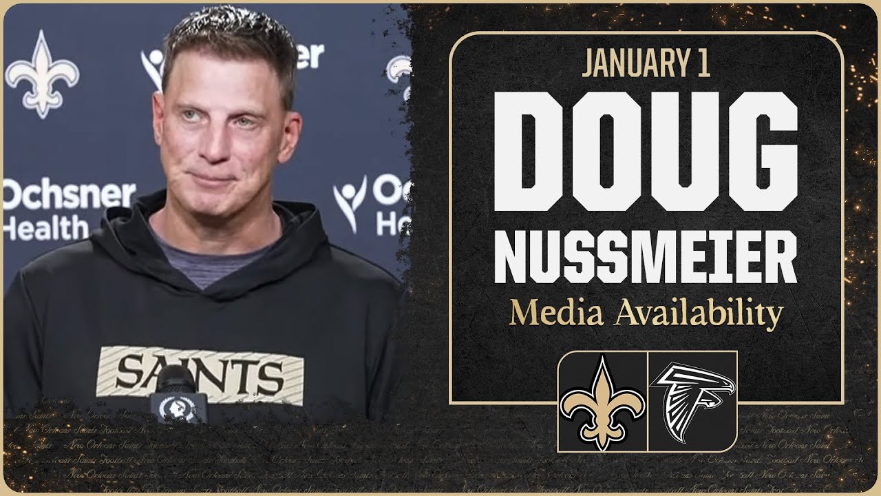 Doug Nussmeier talks Chris Olave, Saints Offense | New Orleans Saints