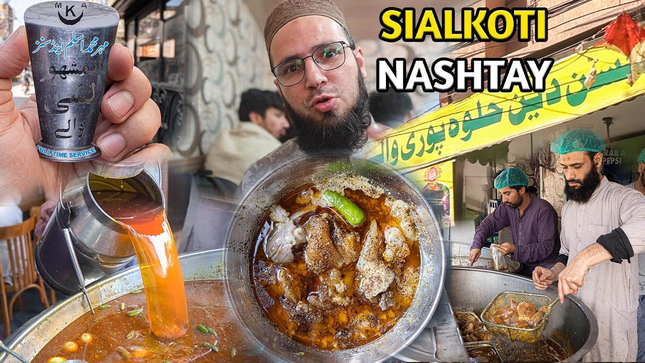 Самая потрясающая уличная еда в Сиалкоте | Meat Heaven, Beef Paye, Bong, Nalli | 100 Years Old Na...