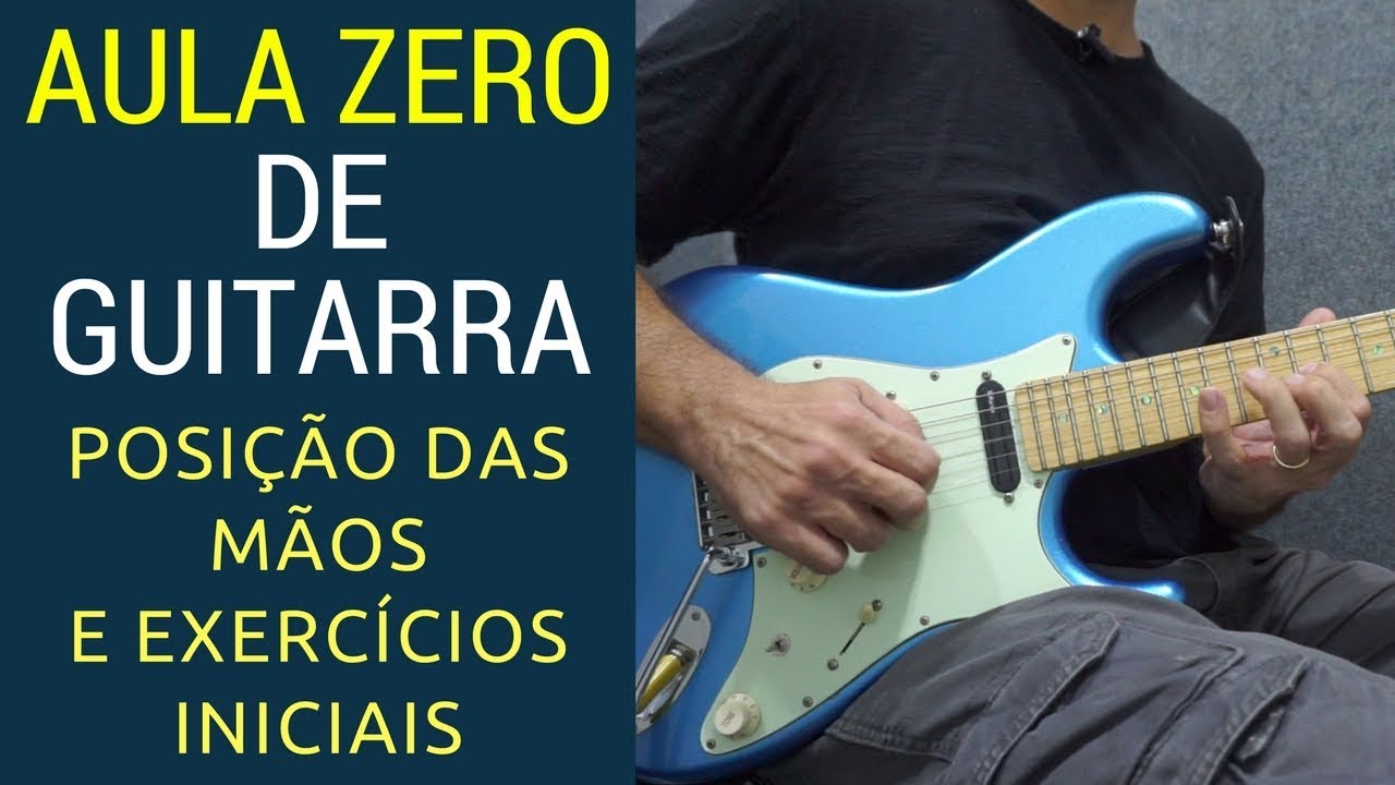 Aula de Guitarra p/ iniciantes DO ZERO -Posição das mãos/exercícios #auladeguitarra #cursodeguitarra