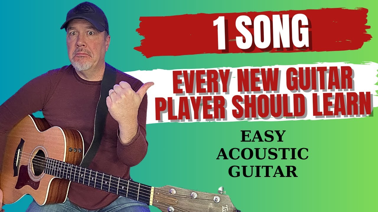 How to Play The Cowboy Rides Away - George Strait - BEGINNER COUNTRY Guitar Lesson