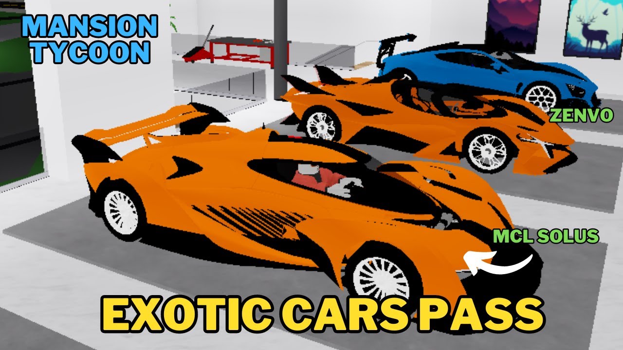 Mansion Tycoon: Exotic Car Pack Showcase