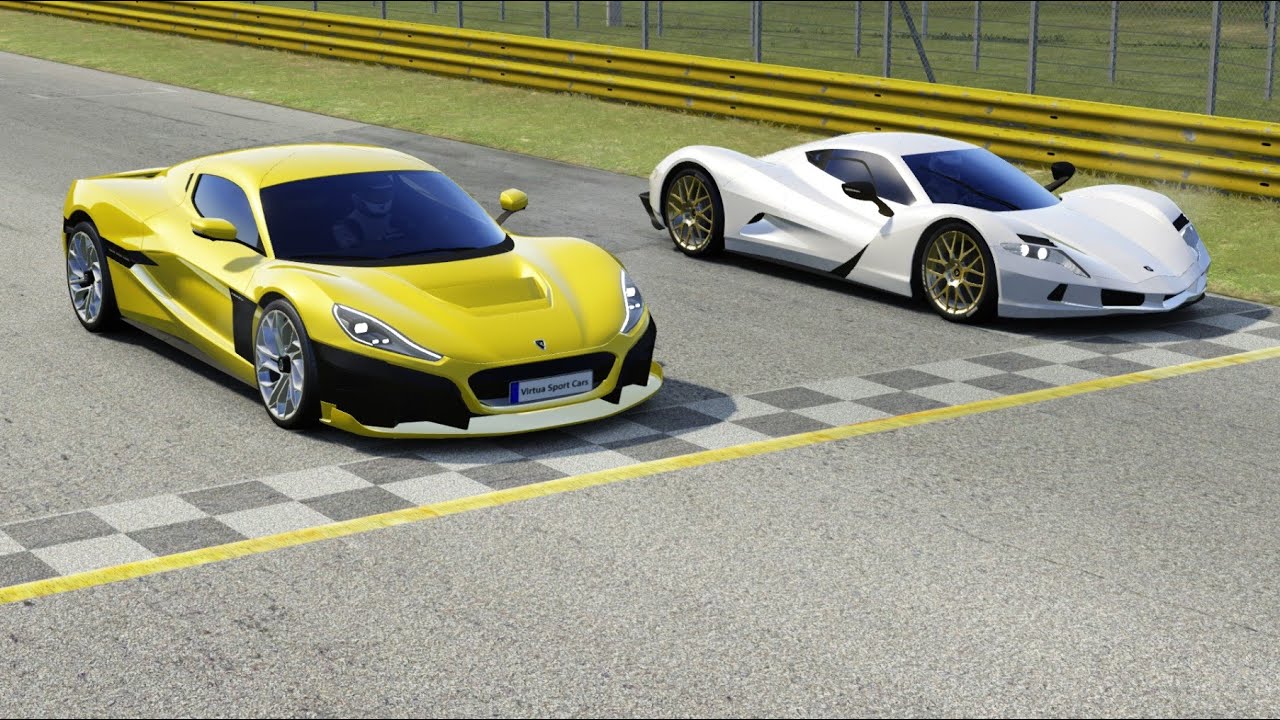 Rimac Nevera vs Aspark Owl at Monza Full Course