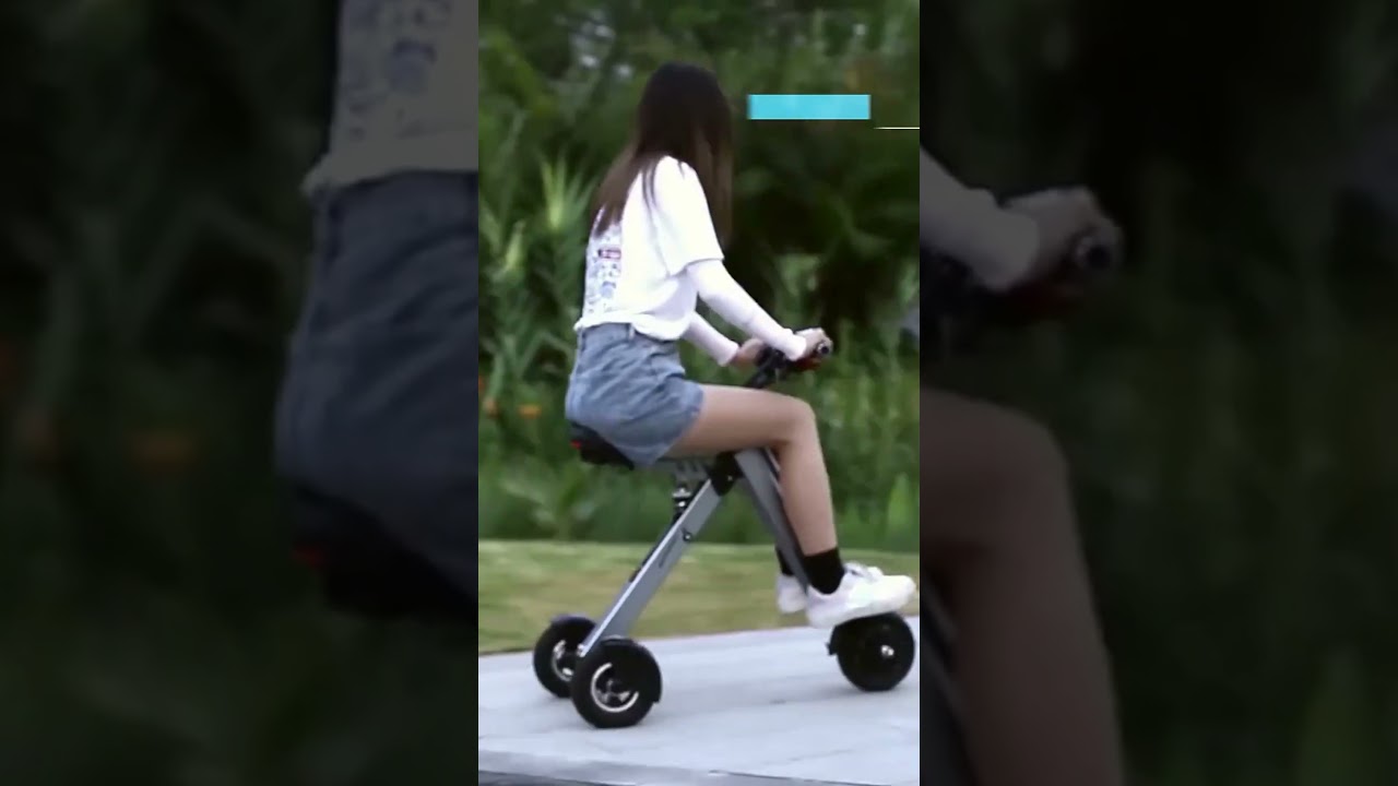 This Foldable Tricycle Scooter Is So Small&hellip; Yet So Powerful!