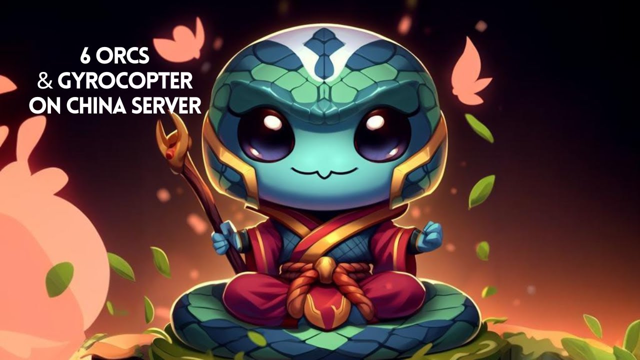 Dota 2 Auto Chess ~ 6 Orcs & Gyrocopter on China Server