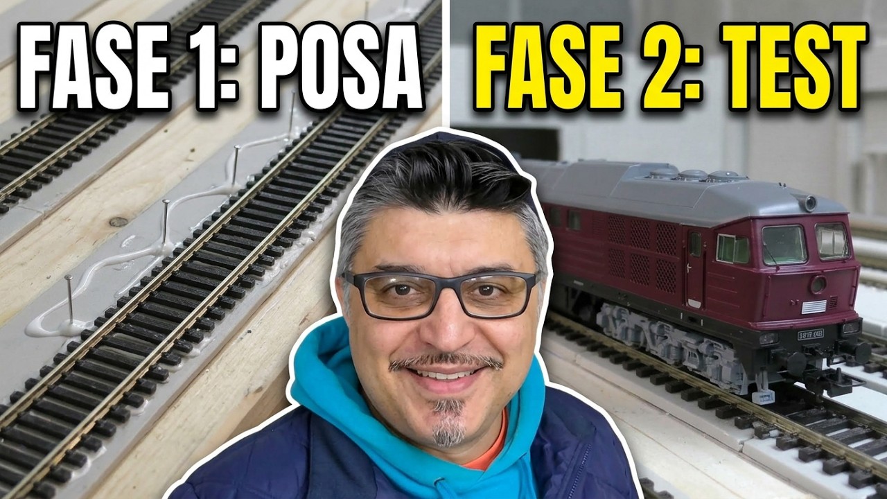 POSA DEI BINARI NEL MODULO 2 E MANOVRA DEL PRIMO TRONCO -  (PLASTICO DANIEL #10)