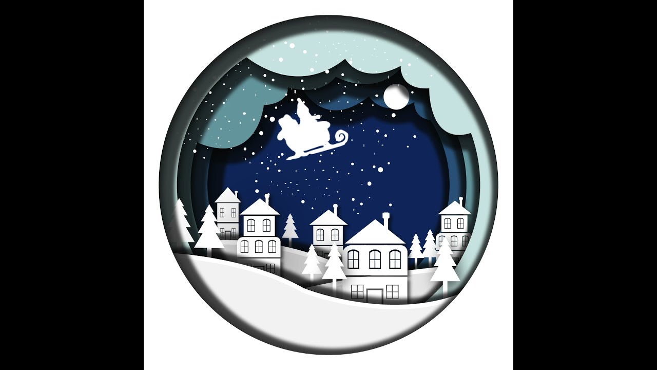 christmas illustrator animtion in after effects |