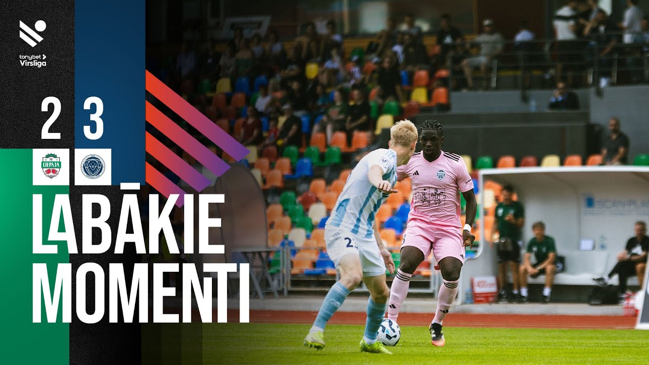 23. kārta: FK Liepāja 2:3 Riga FC (Labākie momenti)