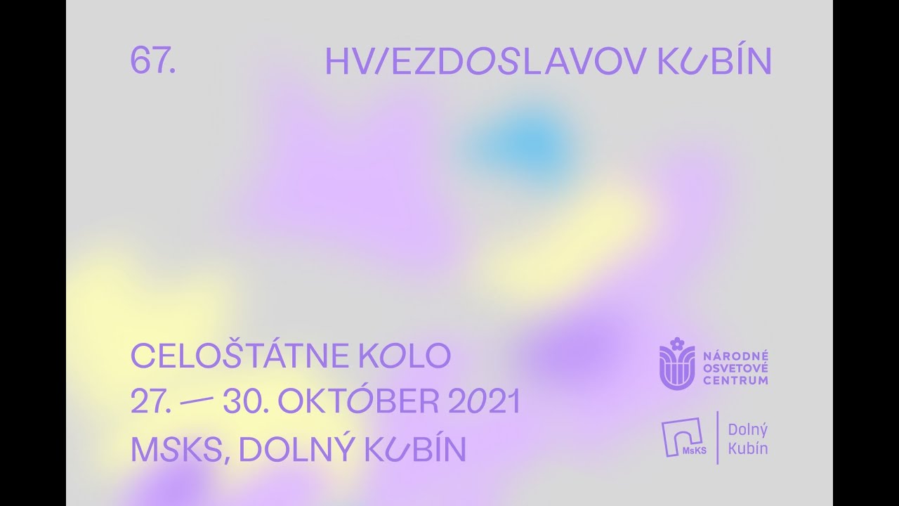 Hviezdoslavov Kubín 2021 - 67. ročník 3. deň, III. kategória Próza
