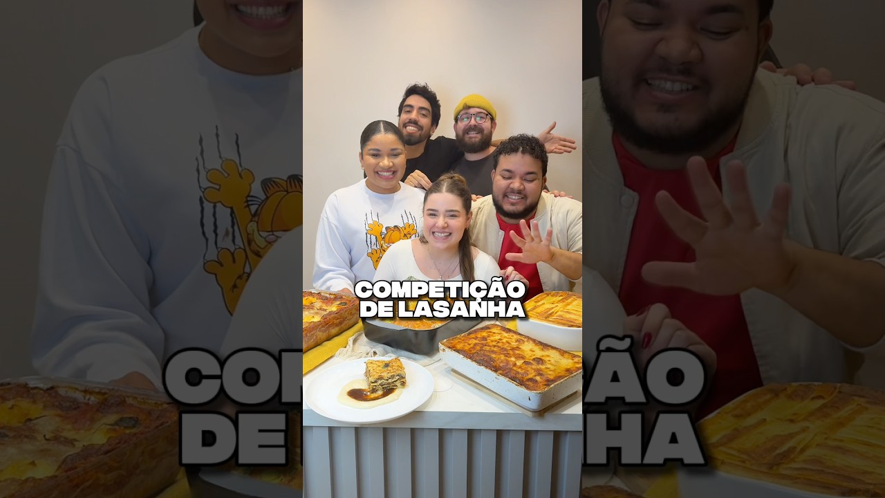 Competi&ccedil;&atilde;o de Lasanha 😆 ​⁠@davirumao ​⁠@ahconfeiteira ​⁠@Euluizfelipealves ​⁠@EloAlmeida88