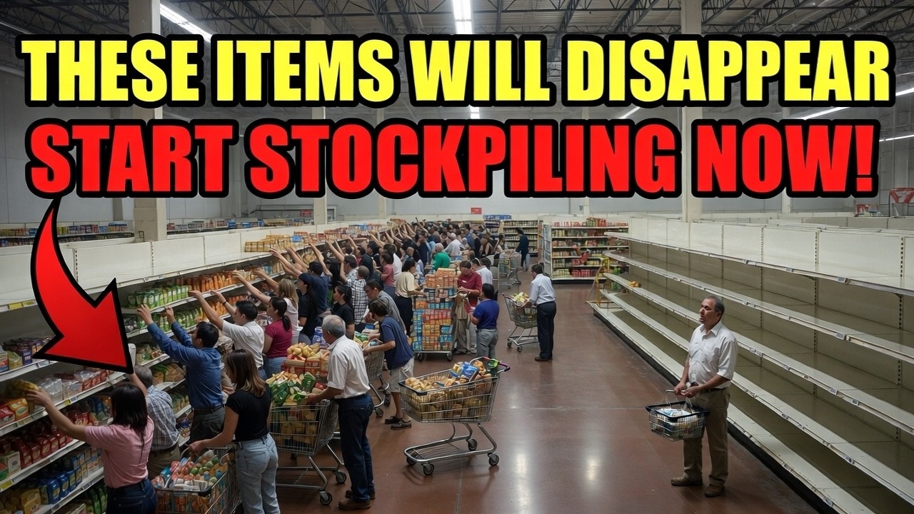 11 Grocery Items DISAPPEARING From Shelves in 2025 (Stock Up NOW Before It's Too Late!)