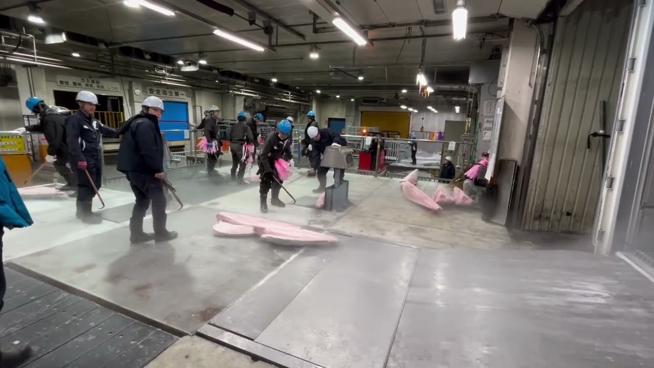 Container debanning at Japan