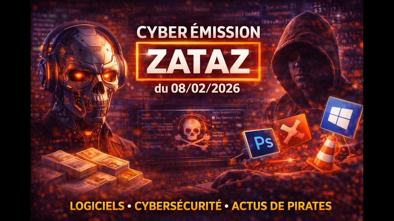 Cyber Émission du 8 février : on regarde dans les poches des pirates  et nouveaux logiciels gratuits