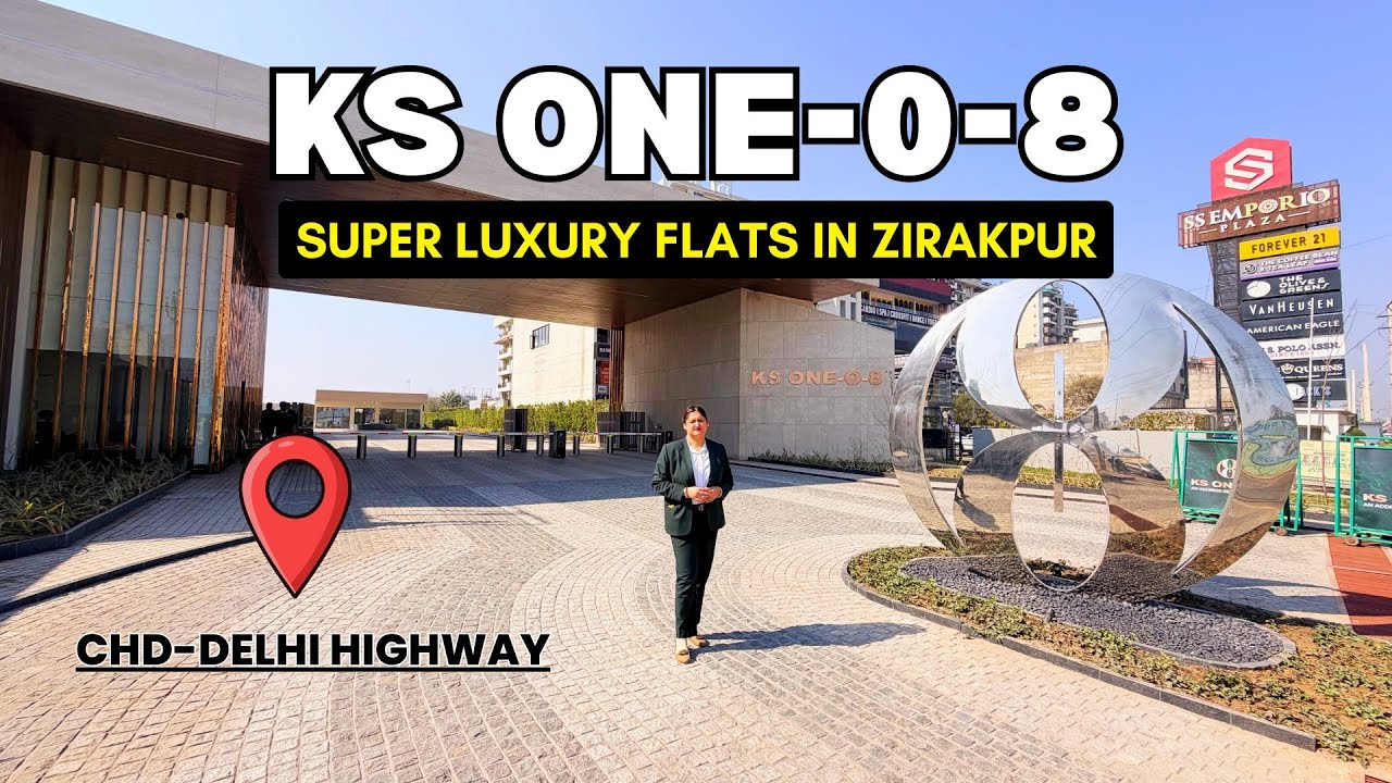 KS One O-8 Review 🔥 | Zirakpur’s Most Premium Luxury Flats | Full Project Tour