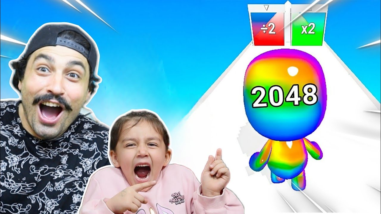 SAYI KAFALI BALON ADAMLARIN KOŞUSU ! 😄 Man Runner 2048