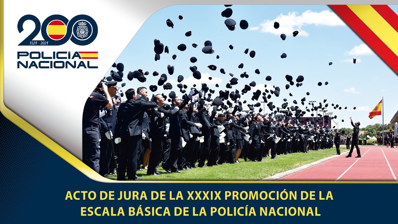 El SES preside el acto de jura de la XXXIX promoción de la Escala Básica de la Policía Nacional