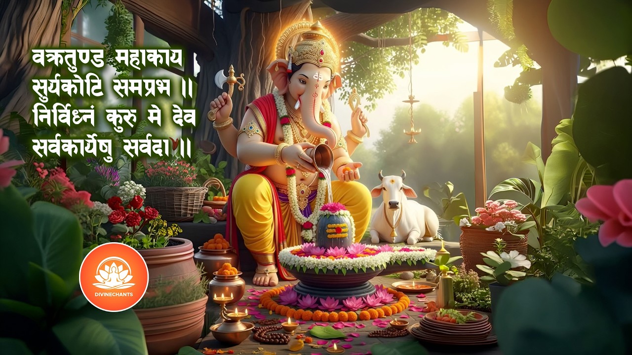 Vakratunda Mahakaya वक्रतुंड महाकाय | Ganesh Mantra