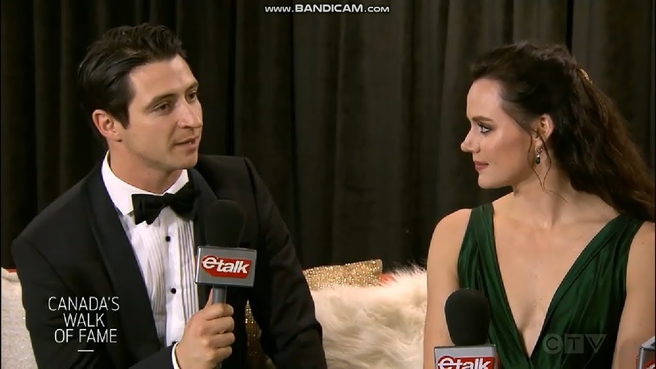Tessa Virtue and Scott Moir Etalk Interview at Canada's Walk of Fame