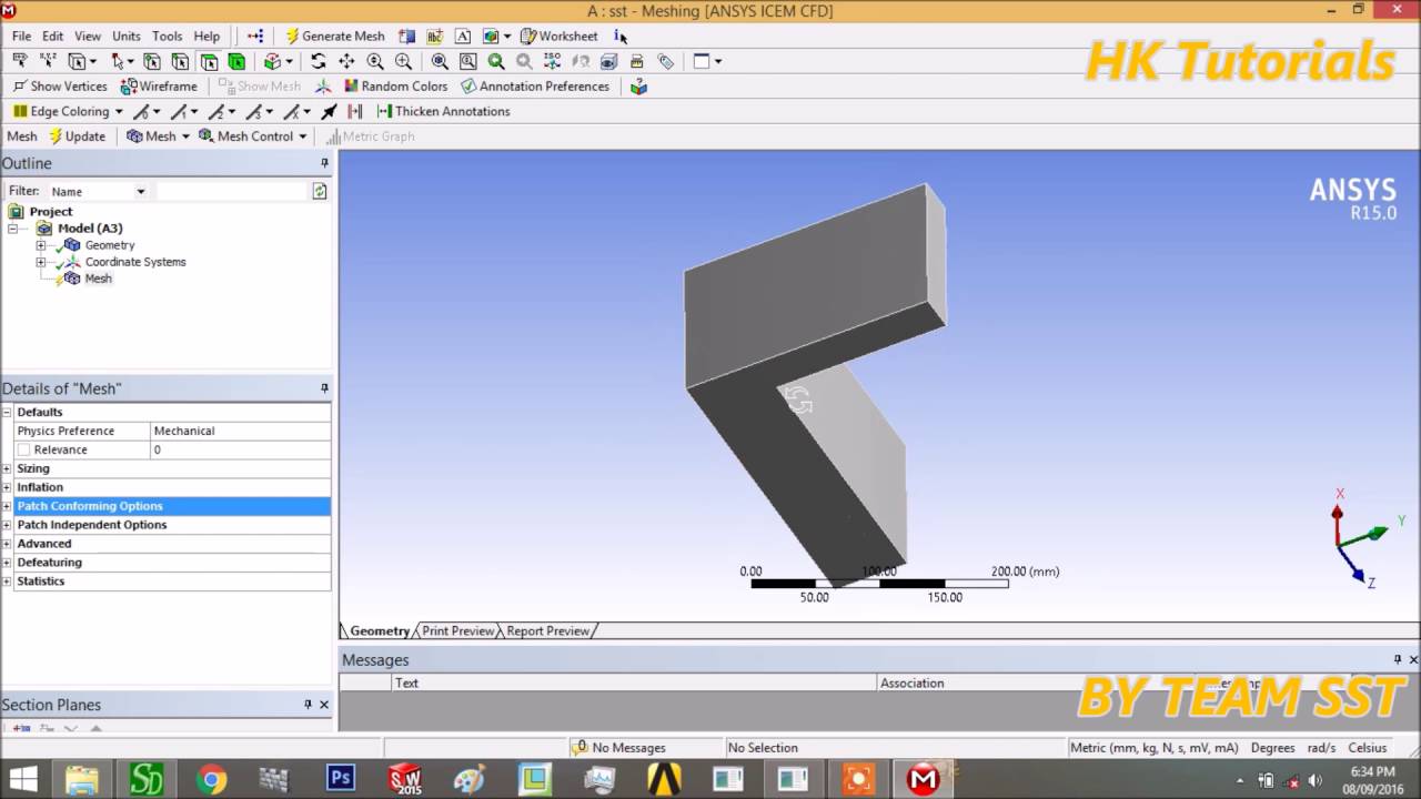 1. INTRODUCTION TO ANSYS MESHING