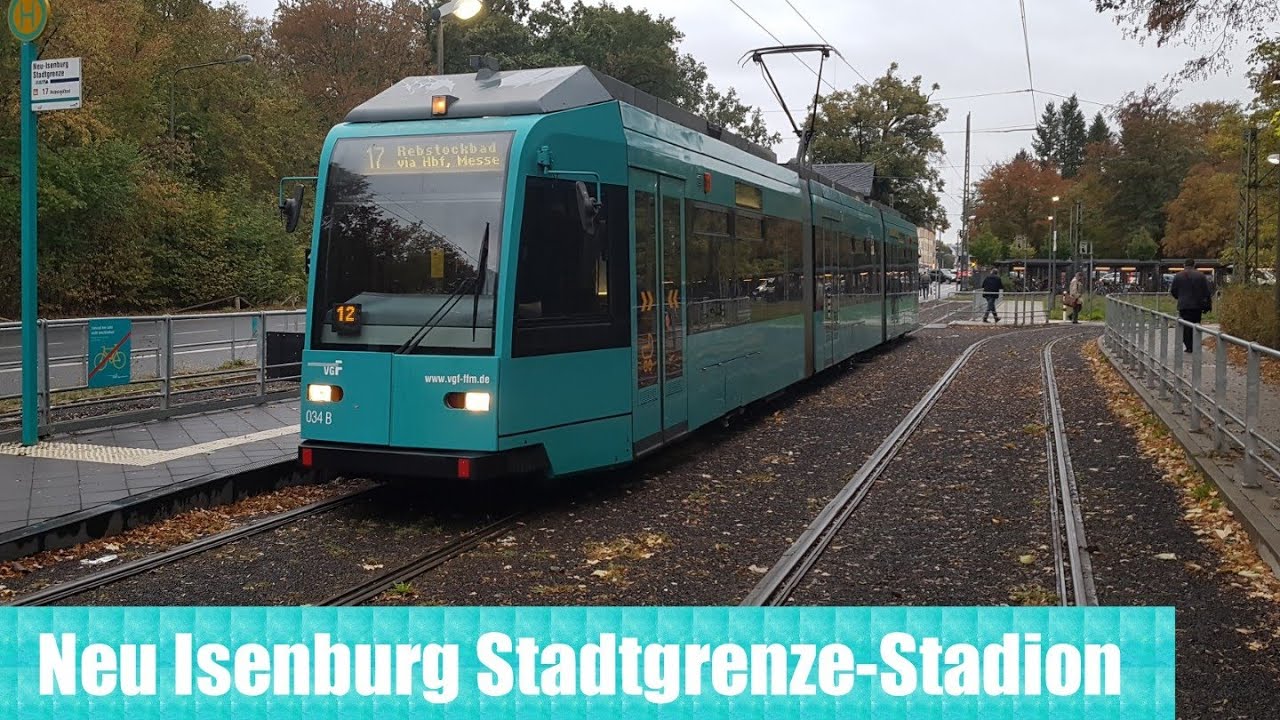 Frankfurter Staßenbahn - Linie 17/21 Mitfahrt