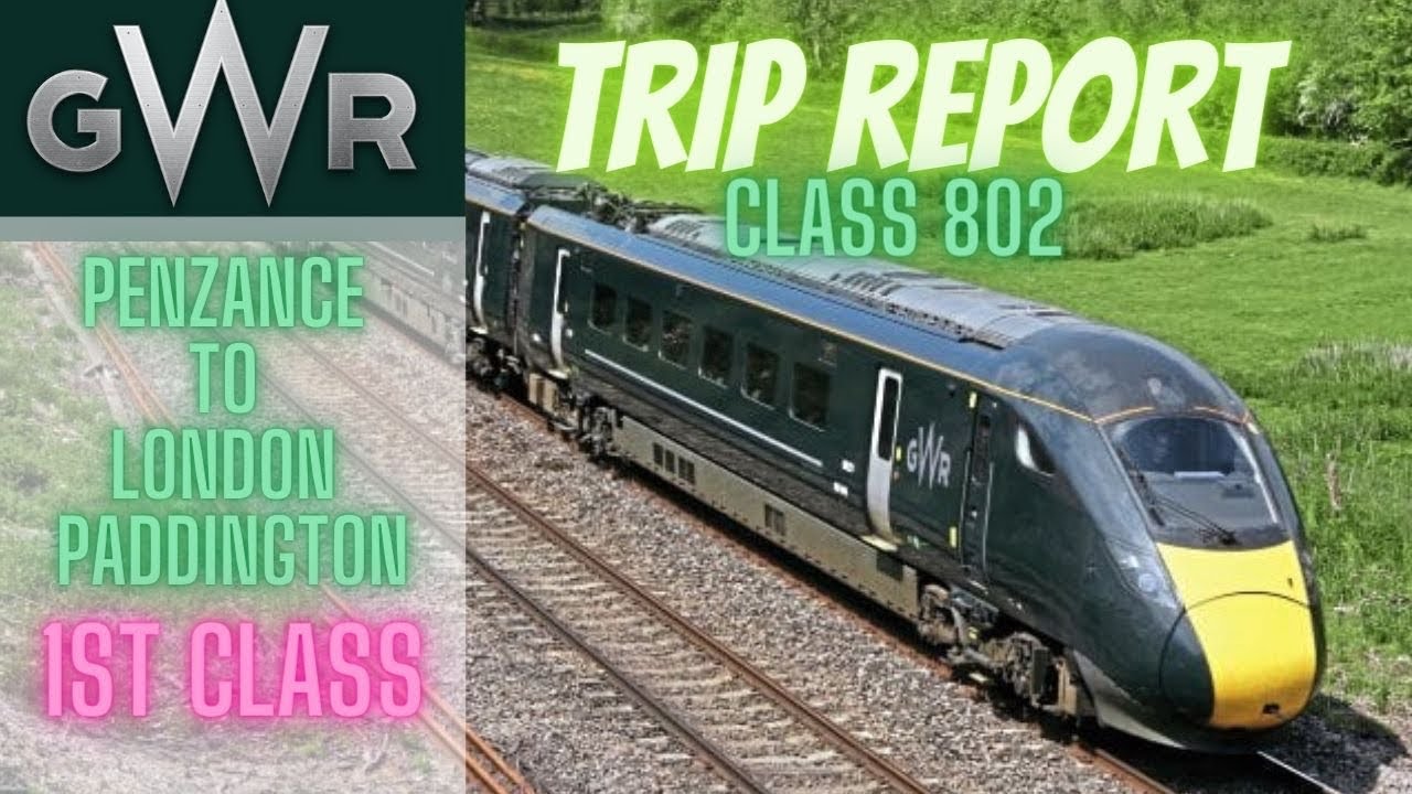 Great Western Railway (GWR) 1st Class Penzance to London Paddington.
