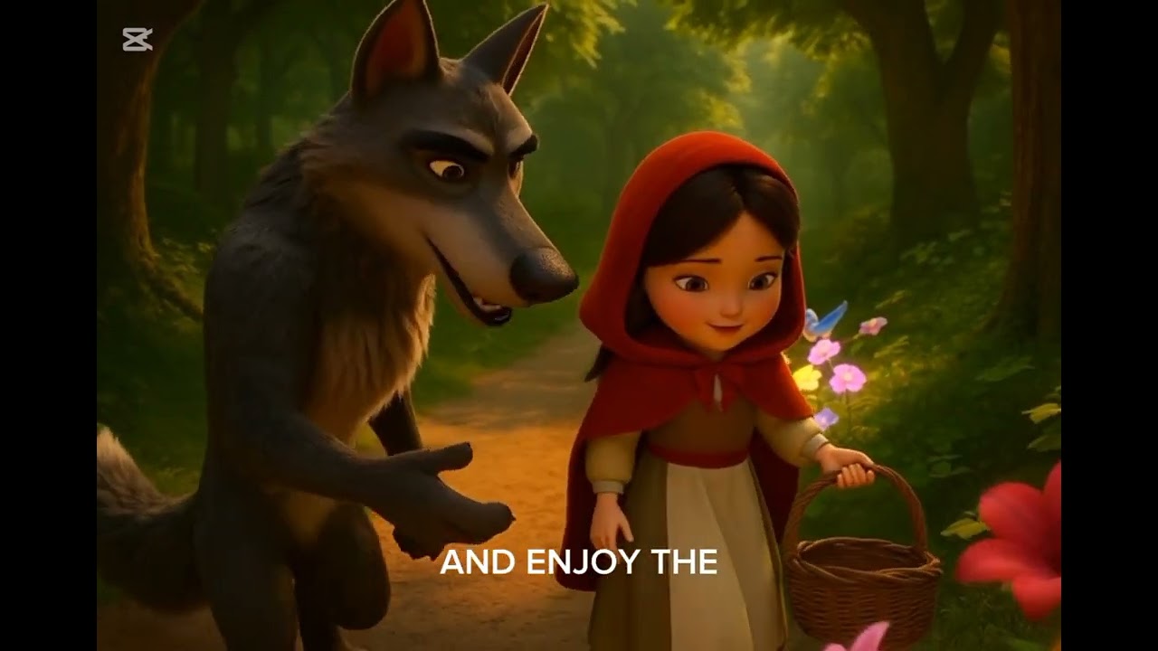 LITTLE RED RIDING HOOD #fyp #ai #story #animation #like 