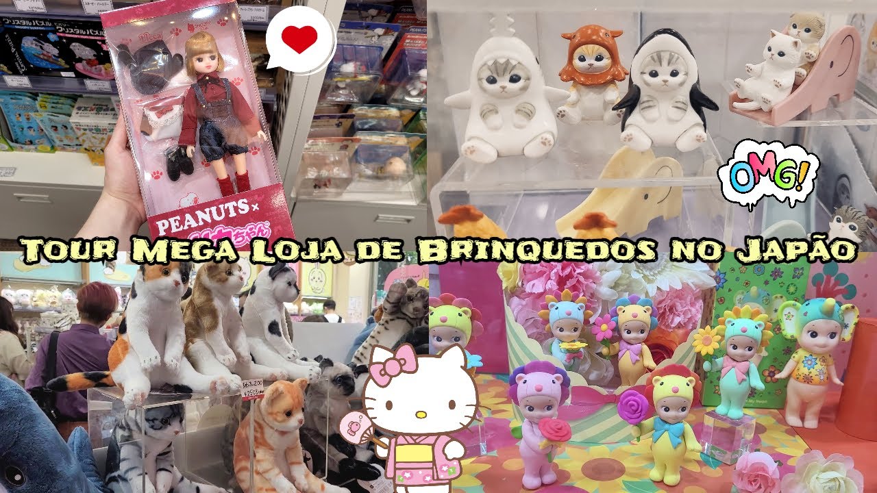 Conhecendo Loja Enorme de brinquedos no Japão KiddyLand 🇯🇵 Parte 1